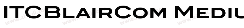 ITCBlairCom Medium字体转换